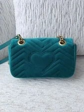 Gucci GG Marmont Medium Flap Chain Crossbody Bee Floral 2
