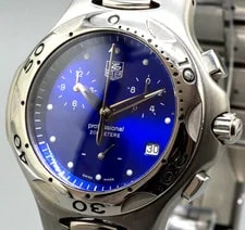 Tag Heuer Kirium CL1112-0 Chronograph Quartz 38mm Blue Dial 4