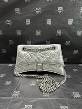 Balenciaga — Balenciaga Crush 25cm Metallic Calf /Crossbody Duty Paid — Handbag — resale