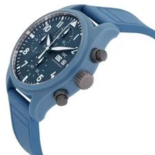 IWC Pilot's Chronograph Automatic Blue Dial 2