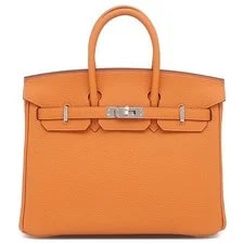 Hermès — Hermes Birkin 25 SilverMetal , Unused, Made — Handbag — resale