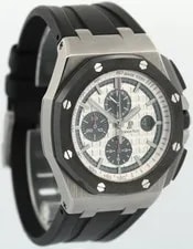 Audemars Piguet Royal Oak Offshore Panda White Silver Rubber Steel 44mm 26400SO 4
