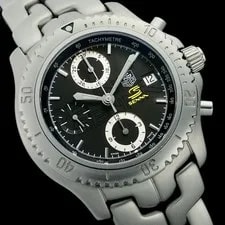 TAG Heuer Link Chronograph Ayrton Senna Model Limited To 4000 Pieces CT5114.BA05 2