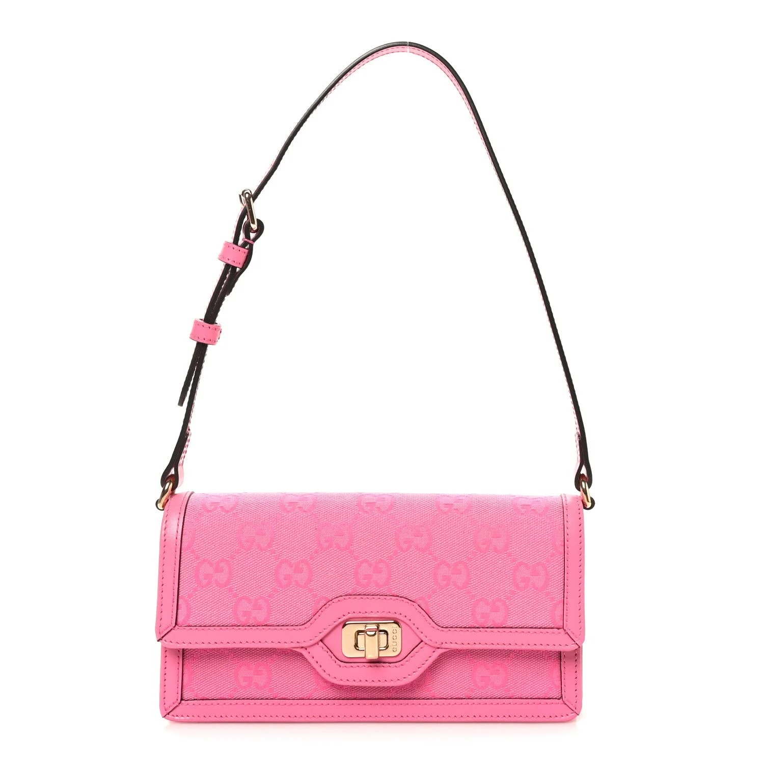 Gucci — GG Scratch Lux Mini Luce Dark Blossom — Handbag — resale