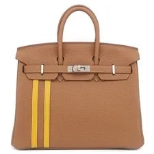 Hermès — Hermes Birkin 25 Officer Vaux X Ambre Silve — Handbag — resale