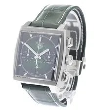TAG Heuer Monaco Caliber HEUER02 CBL2116.FC6497 39mm SS Green Dial #C004 2