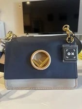 Fendi — Fendi / Magnetic Closure Detachable Strap Logo — Handbag — resale