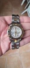 TAG Heuer CN1151.BD0341 2000 Professional Chronograph 18K Gold Silver 3