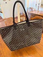 Goyard — Goyard St Louis Pm on W Initials NM Painted By — Handbag — resale
