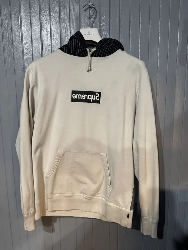 Supreme — Supreme Comme des Garcons Harold CDG Box Logo Hoodie — streetwear — resale