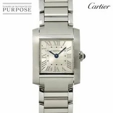 Cartier — Cartier Tank Francaise SM WSTA0065 Silver Quartz Tank — Watch — resale