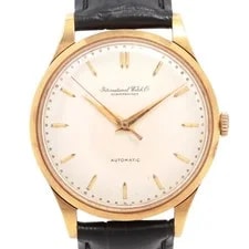 IWC Schaffhausen — IWC Schaffhausen YG External GP X External Leather AT Silver-Face cal.853 — Watch — resale