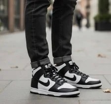 Nike — Nike Dunk Hi Retro ’s Size 10-11.5 Casual Lifestyle Shoe — Sneaker — resale
