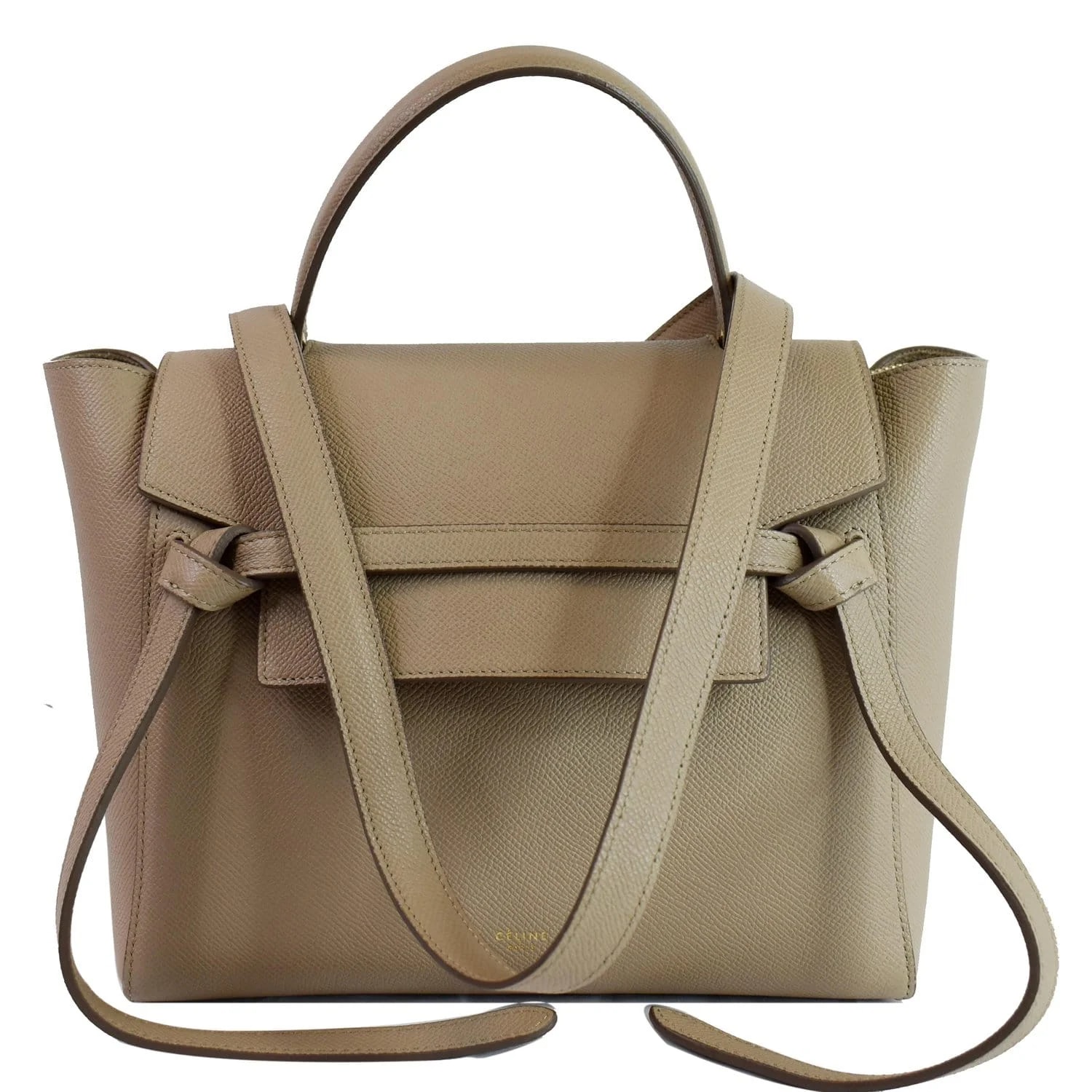 Celine — Celine Belt Grained 2Way — Handbag — resale