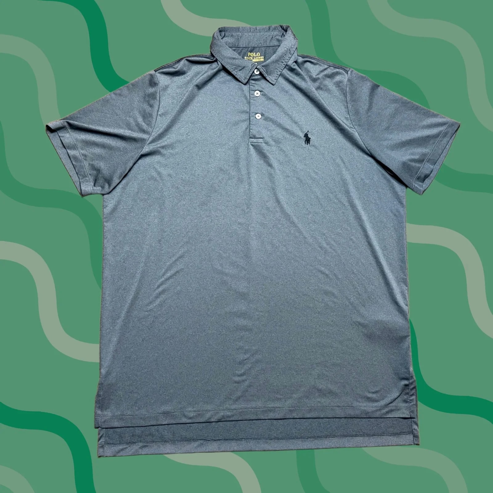 Polo Ralph Lauren — Polo Ralph Lauren Performance Polo Shirt L Heather Short Sleeve — streetwear — resale