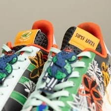 Adidas Super Earth M8.5 Superstar Artistic Streetware Pop Art Colorful Limited 3