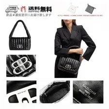Balenciaga — Balenciaga Woman Monaco Sling S Calf Quilted Bb Logo Made in Italy — Handbag — resale