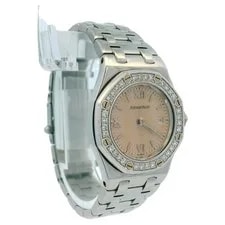 Audemars Piguet Royal Oak Offshore Pink Dial Diamon Bezel 2