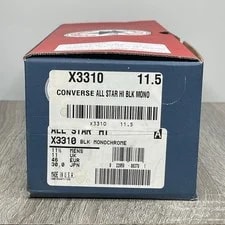 Converse Chuck Taylor All Star Hi Monochrome X3310 USA 2