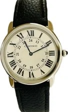 Cartier Rondo Solo W6700255 3603 Stainless Steel 36mm Silver Dial Quartz #WJW313 3