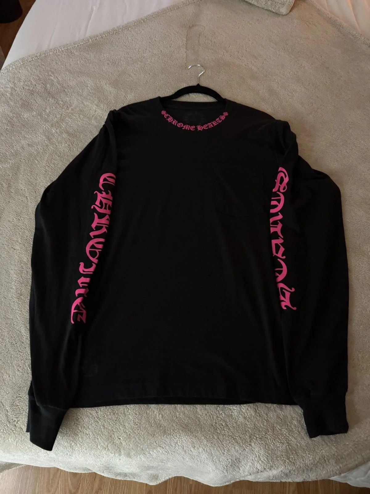 Chrome Hearts — Hearts Long Sleeve Pocket Crew — streetwear — resale