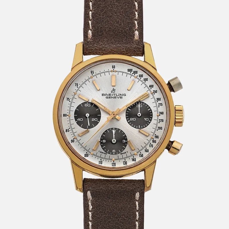 Breitling — 1970s Breitling Gold-Plated 'Long Playing' Chronograph Ref. 815 — Watch — resale