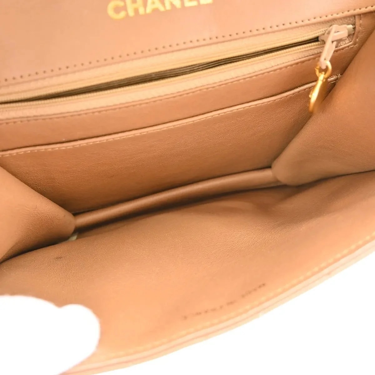 Chanel Push Lock Flap Chevron 3