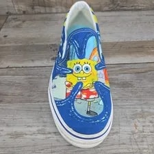 Vans X SpongeBob Squarepants - Casual Slip-On Shoes 3