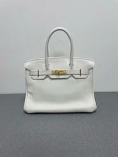 Hermès — Hermes Birkin 30 Hardware GHW Square Q Auth — Handbag — resale