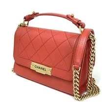 Chanel Matelass Top Handle Flap Small A93701 Label Click Chain 2
