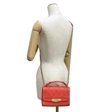 Chanel Matelass Top Handle Flap Small A93701 Label Click Chain 3