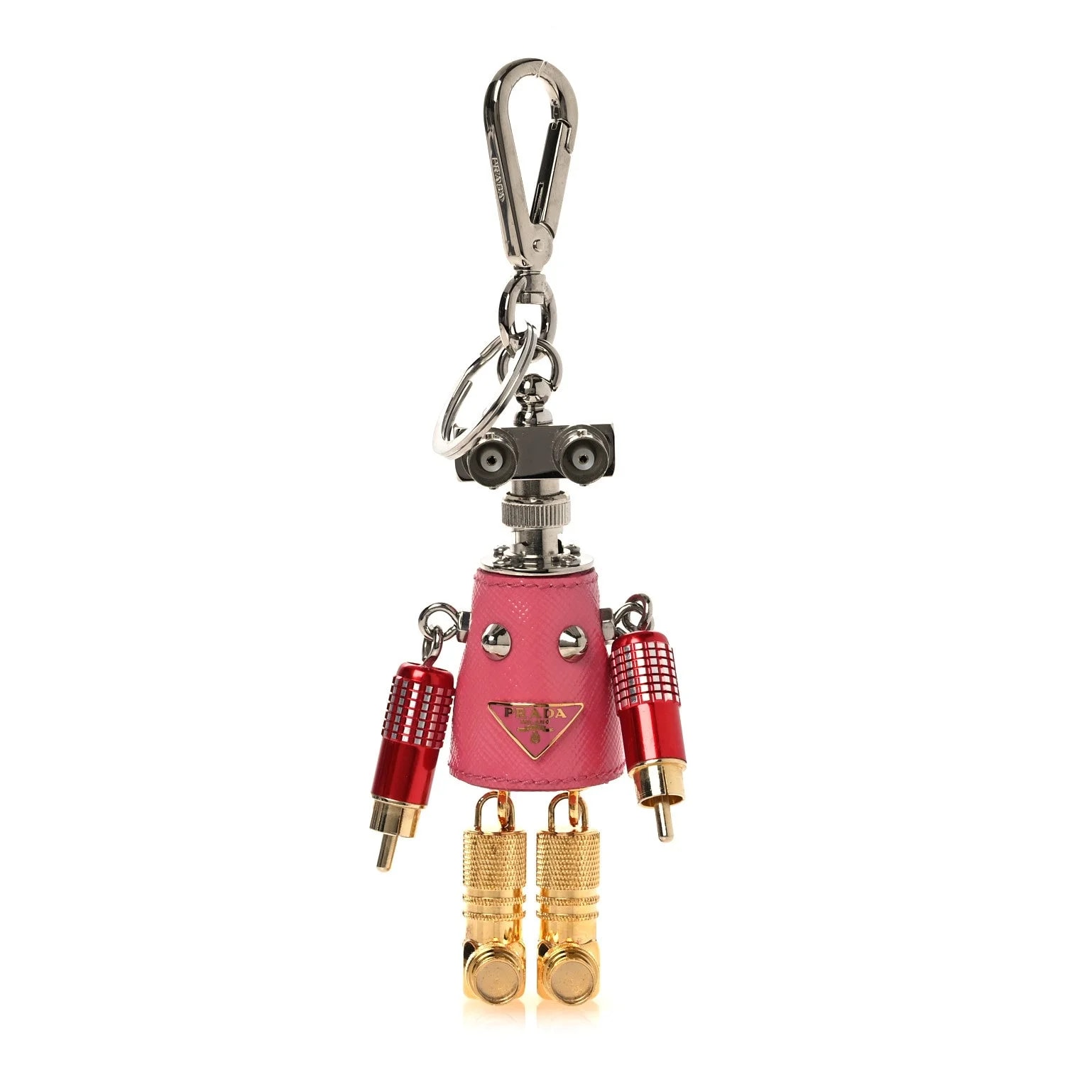 Prada — Giulietta Robot Trick Keychain Begonia — Accessory — resale