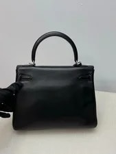 Auth Hermès Kelly 25 Evergrain Crossbody 2