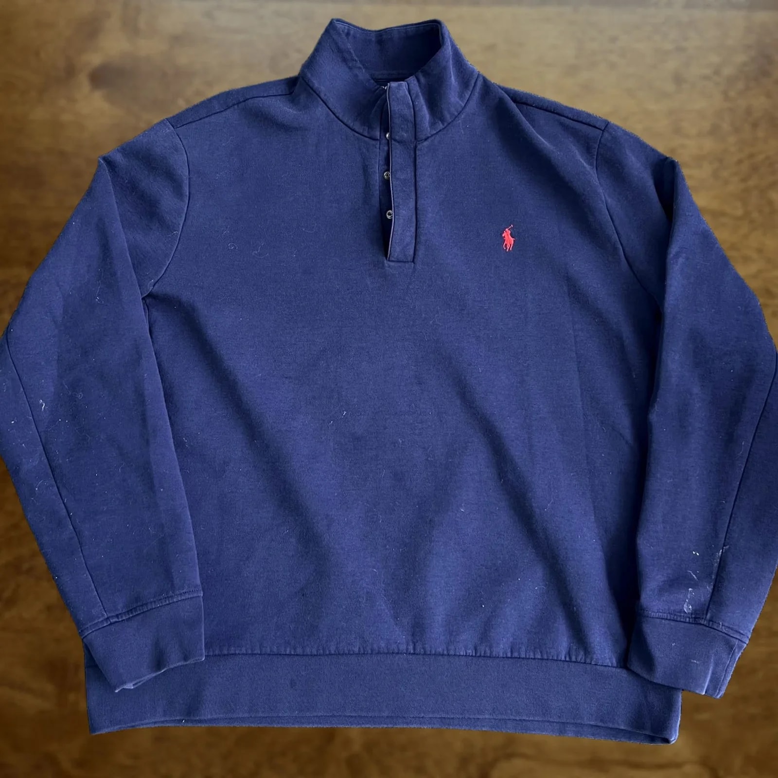 Polo Ralph Lauren — Polo Ralph Lauren Sweatshirt 2XL Snap Henley Mock Neck — streetwear — resale