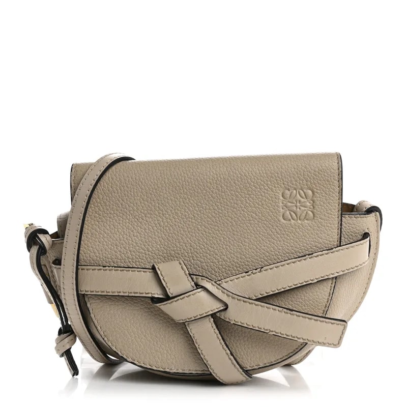 Loewe — Grained Mini Gate Crossbody Light — Handbag — resale