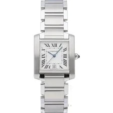 Cartier Tank Française LM Automatic W51002Q3 Stainless Steel mensWatc... 2