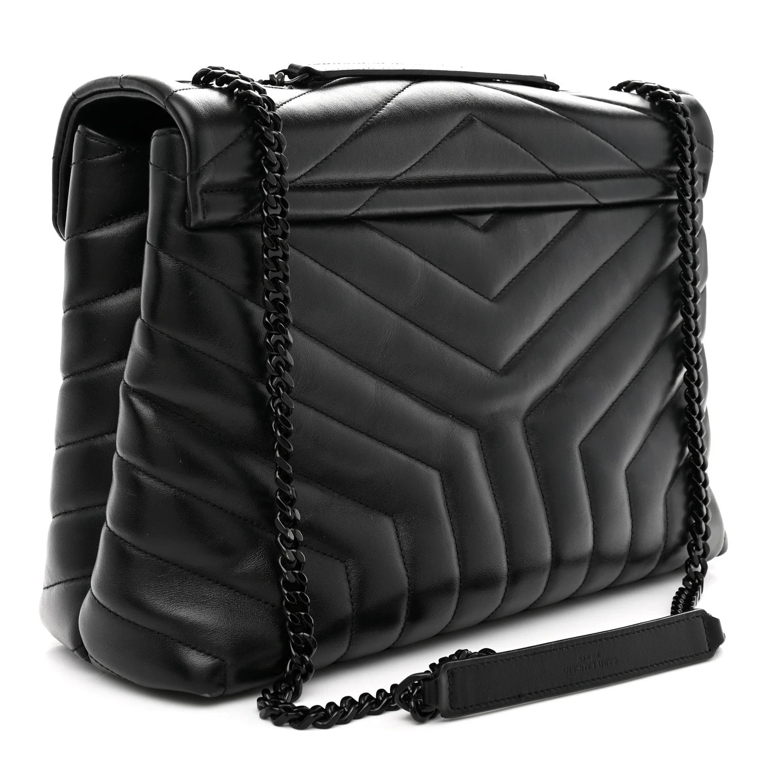 Y Monochrome Medium Loulou Chain Satchel 3