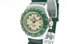 New Battery【N 】 TAG Heuer Formula 1 372.508 Green Quartz Japan 3