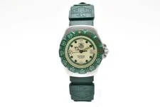 New Battery【N 】 TAG Heuer Formula 1 372.508 Green Quartz Japan 4