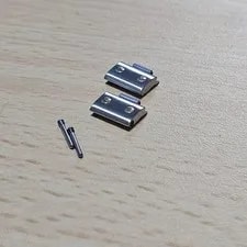 Cartier Santos Galbee SM Band YG SS 2-Row Colorful Inlay From Japan 2