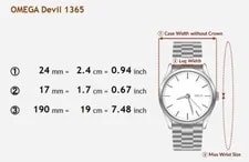 [N ] Omega de Ville Cal.1365 Quartz 24mm Ivory Dial Japan Y680 2