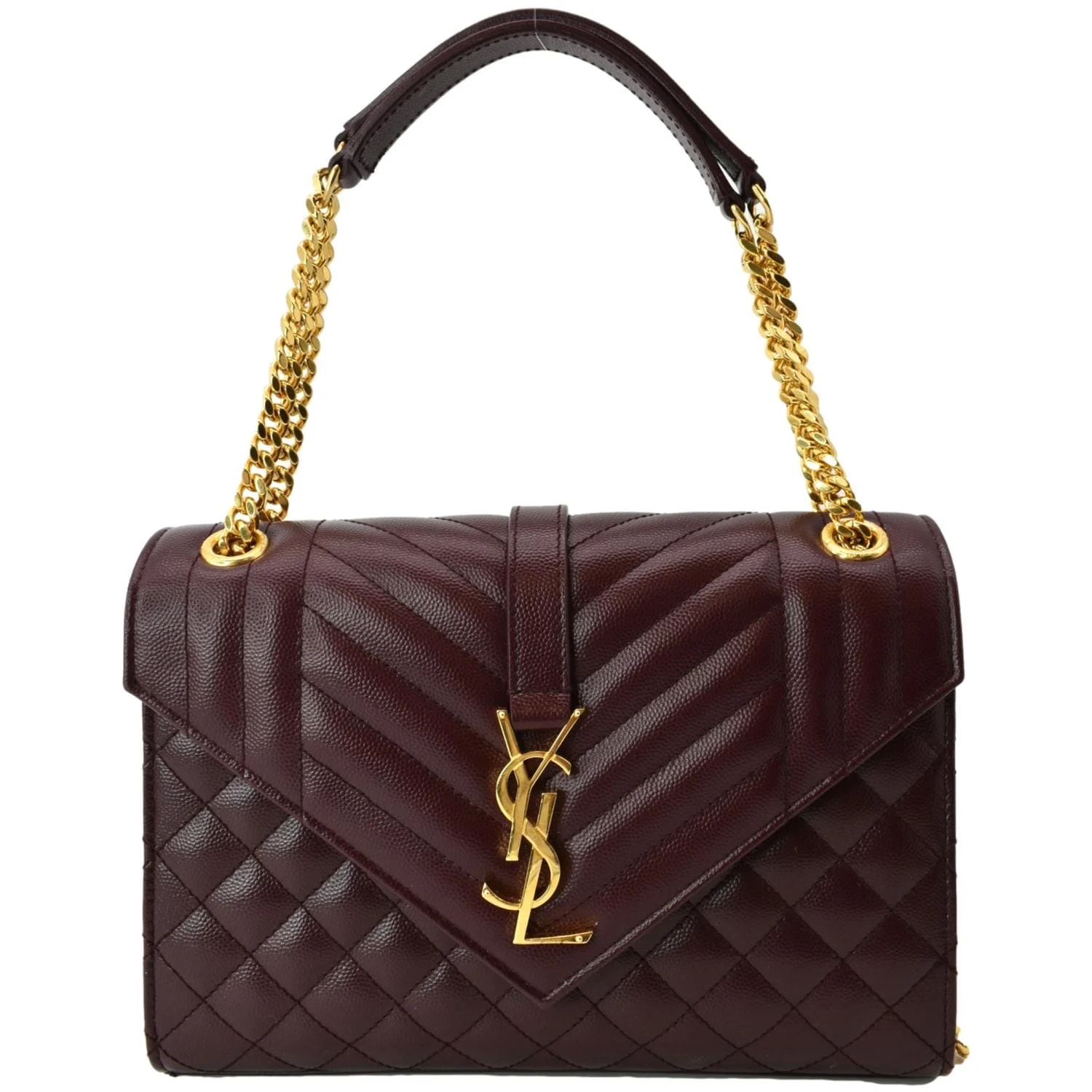 Yves Saint Laurent — Yves Saint Laurent Medium Envelope Chain — Handbag — resale