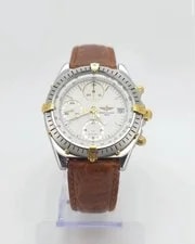 Breitling Chronomat B13048 White Dial- Box - TOP Condition 3