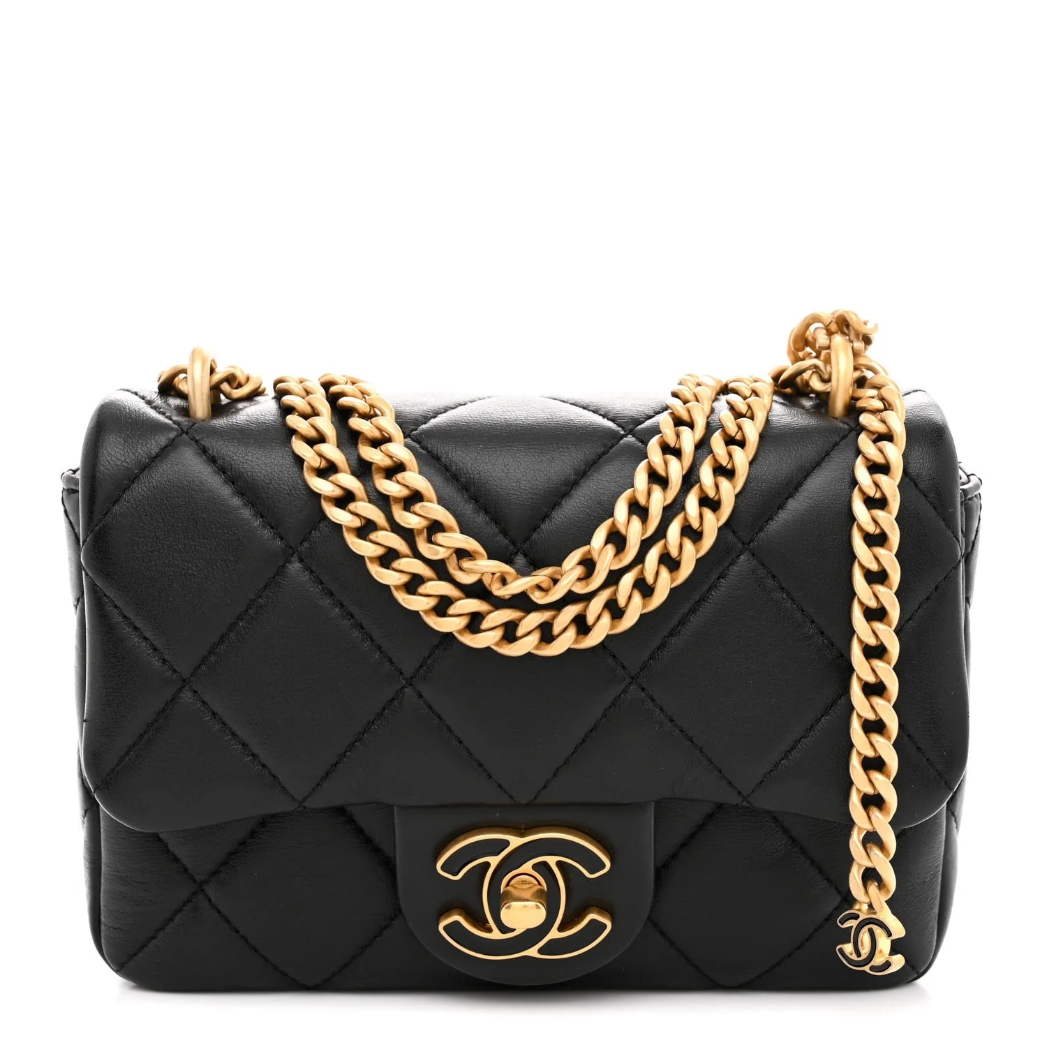 Chanel — Enamel Pending CC Square Flap — Handbag — resale