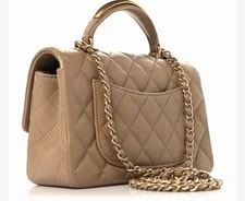 Chanel Top Handle Flap Chain Strap Turn Lock 2
