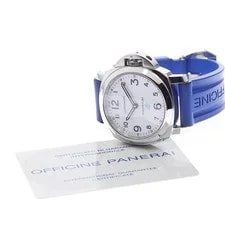 Panerai Base Logo Acciaio PAM00630 White Dial Hand Winding Watch_966351 2