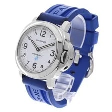 Panerai Base Logo Acciaio PAM00630 White Dial Hand Winding Watch_966351 3