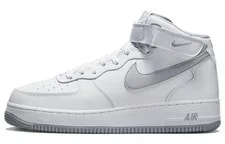 Nike — [DV0806-100] -- Nike Air Force 1 " /Metallic" 圆头 系带 中帮 板鞋 男款 灰色 — Sneaker — resale