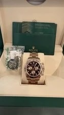 Rolex — Rolex Daytona Black Dial 18kt Rose Gold 116505 Full Set — Watch — resale