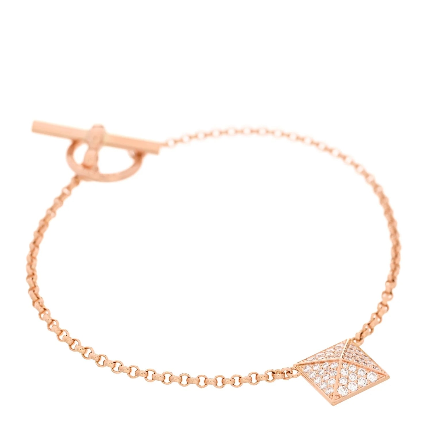Hermès — 18K Rose Gold Clou d'H — Jewelry — resale